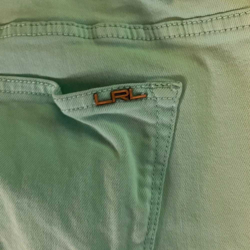 Lauren Ralph Lauren Aqua Womens Five Pocket Button Fly Jeans Size 20W‎